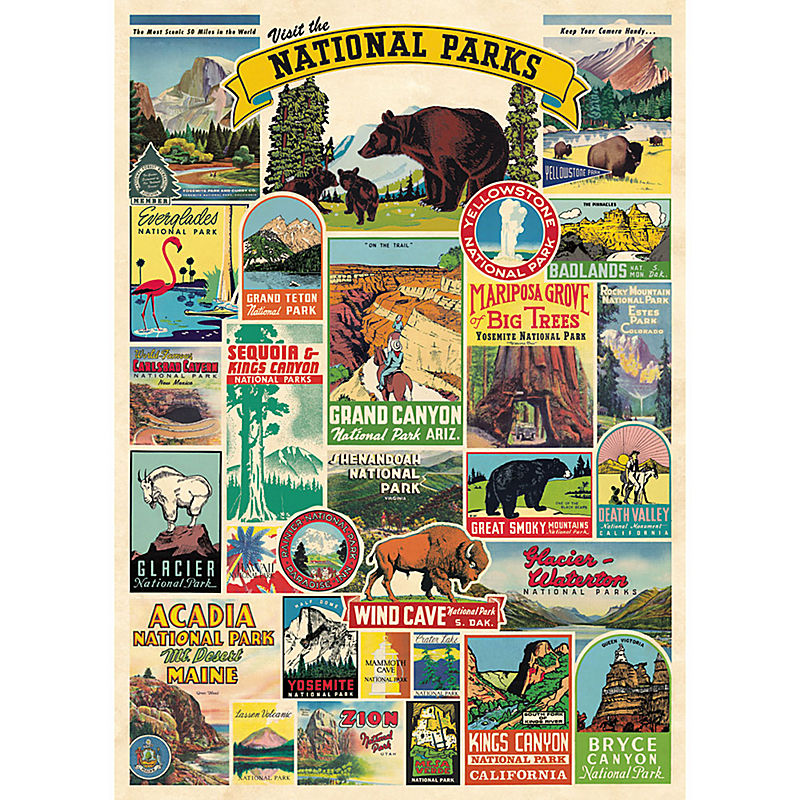 National Parks Wrapping Paper