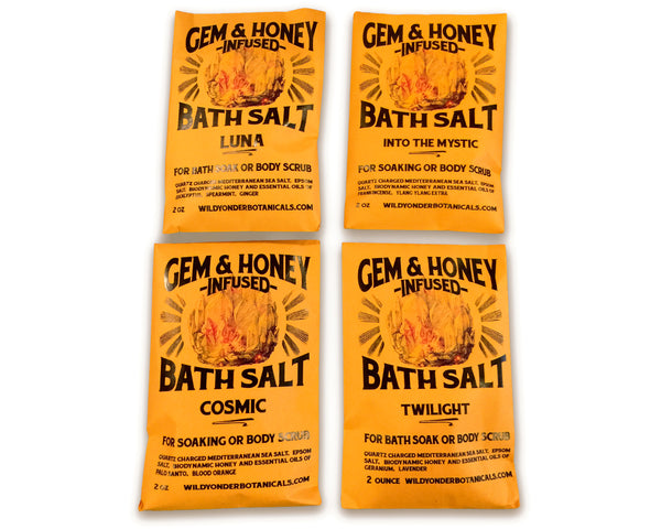 Gem & Honey Bath Salt Packets